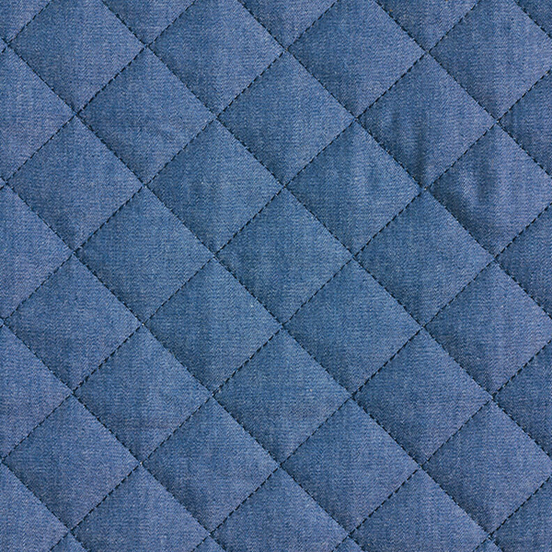 Jeans-Teddy Steppstoff – stahlblau,  image number 1