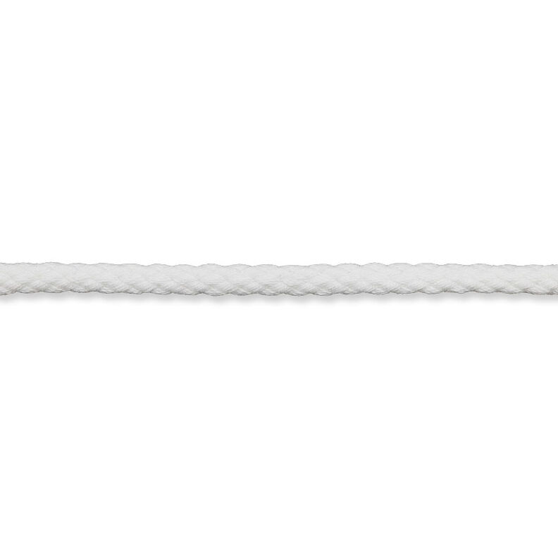 Baumwollkordel [Ø 5 mm] – weiss,  image number 2