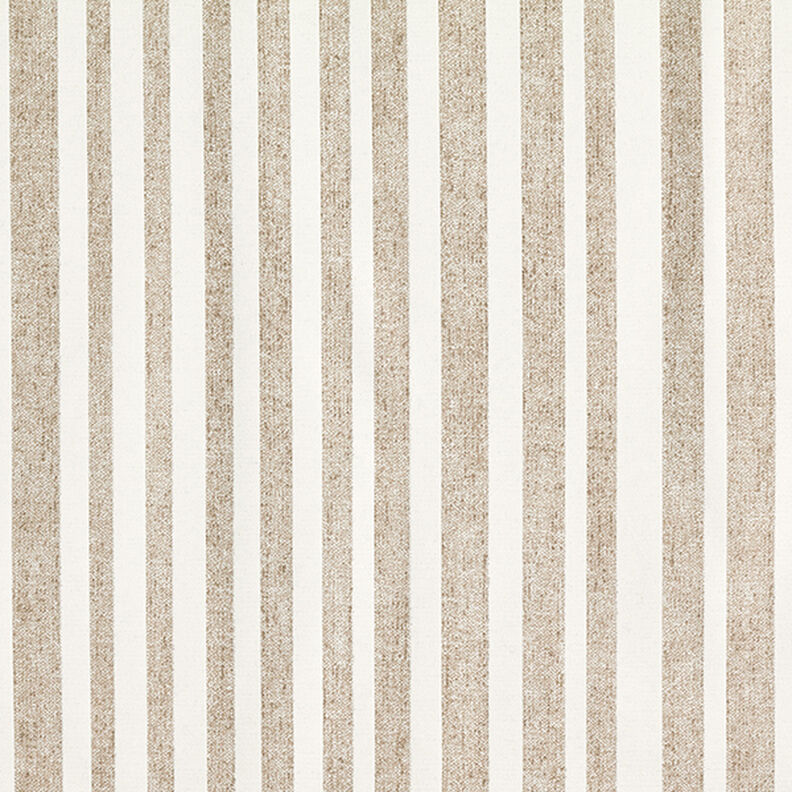 Beschichtete Baumwolle Streifen – beige,  image number 1