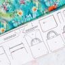 Taschen Panel Canvas farbenfrohe Mohnblumen – schwarzblau/feuerrot,  thumbnail number 7