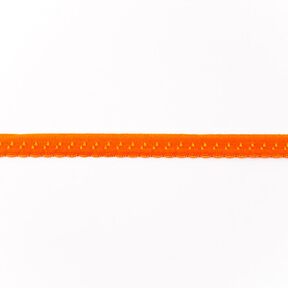Elastisches Einfassband Spitze [12 mm] – orange, 
