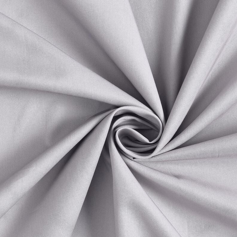 GOTS Baumwollpopeline | Tula &ndash; hellgrau,  image number 1