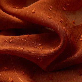 Chiffon Dobby Metallic Nadelstreifen – bronze/silber metallic, 