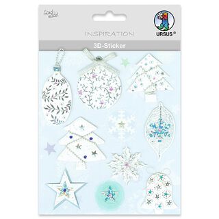 3D-Sticker Edle Weihnachten  – Farbmix, 