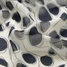 Chiffon abstrakte Kreise – weiss/schwarz,  thumbnail number 2