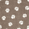Kuschelfleece Tierpfoten | by Poppy – helltaupe/elfenbein,  thumbnail number 1