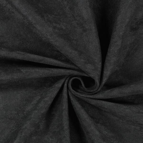 Microvelours Alova – schwarz – Muster,  image number 1