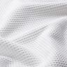 Frotteestoff/Waffelpiqué Uni – weiss,  thumbnail number 3
