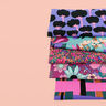 LENZING™ ECOVERO™ Viskosestoff Poppies | Nerida Hansen – lila/schwarz,  thumbnail number 6