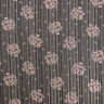 Chiffon mit Satin- und Metallicstreifen Blumen – schwarz/weiss,  thumbnail number 1