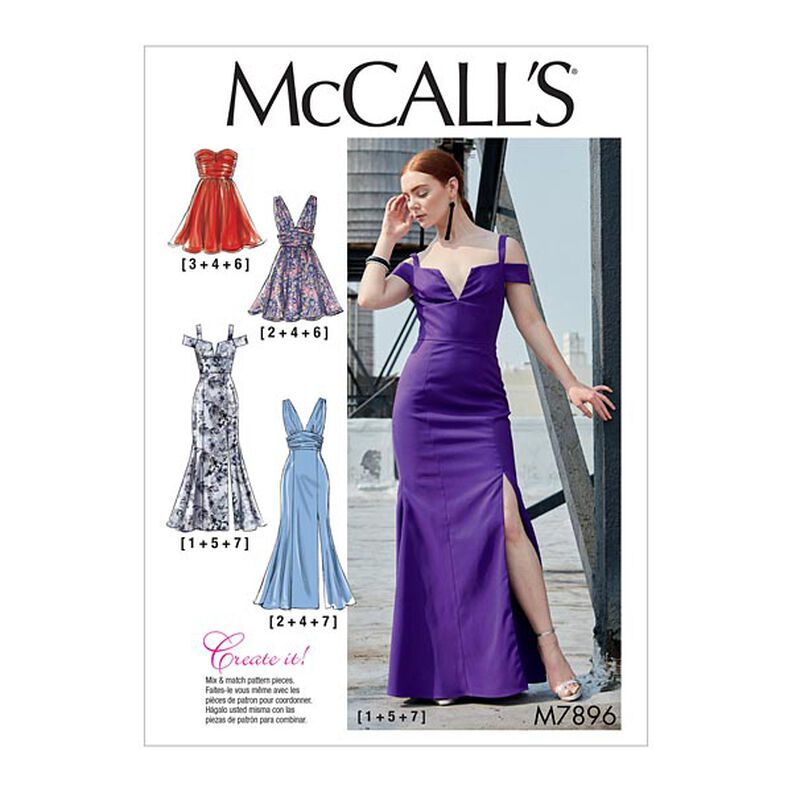 Kleid | McCalls  7896 | 32-40,  image number 1