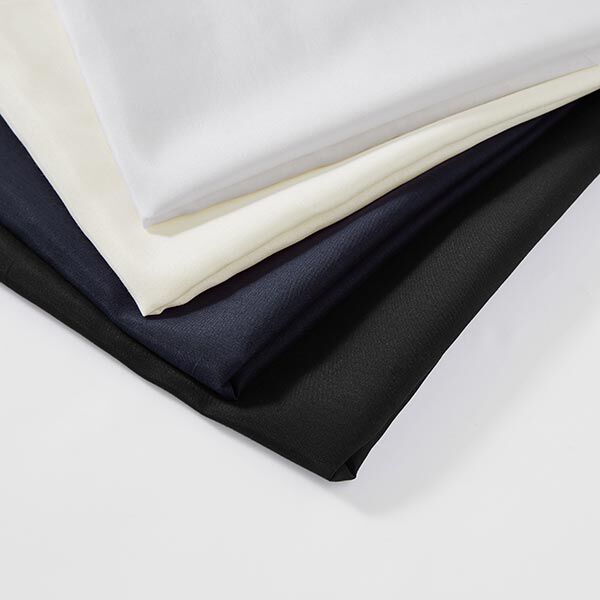 Superleichtes Baumwoll-Seidengewebe Voile – weiss | Reststück 100cm