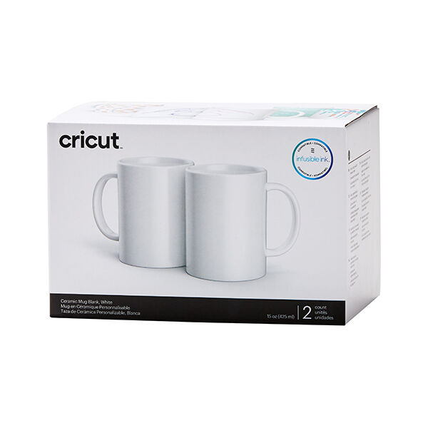 Cricut Sublimationstassen [ 350 ml ] [ 2Stück ] – weiss,  image number 1