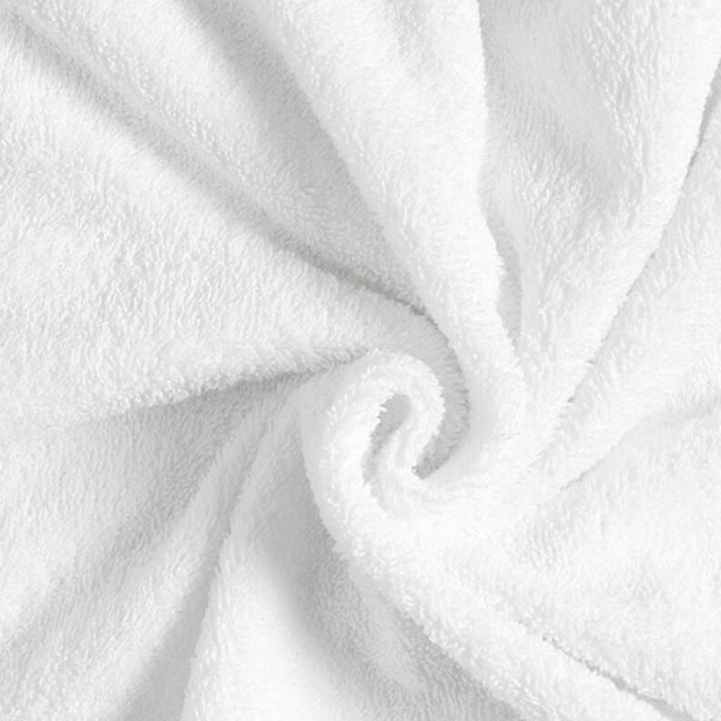 Frotteestoff – weiss,  image number 1