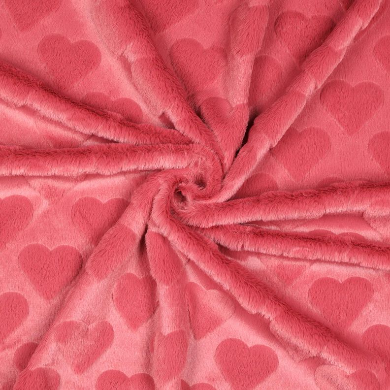 Kunstfell Herzen | Poppy Fabrics – malve, image number 3