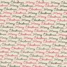 Baumwollstoff Cretonne Merry Christmas – natur/karminrot,  thumbnail number 1
