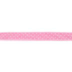 Webband Chambray Punkte – rosa, 
