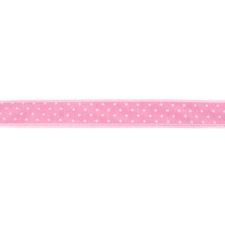 Webband Chambray Punkte – rosa, 