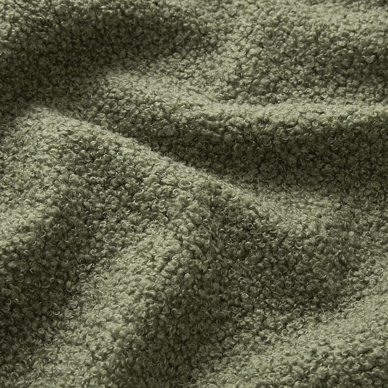 Polsterstoff Teddy weich – dunkelpinie,  image number 2