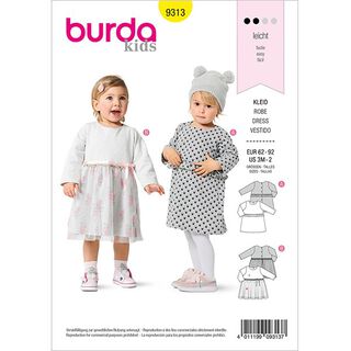Kleid | Burda 9313 | 62-92, 