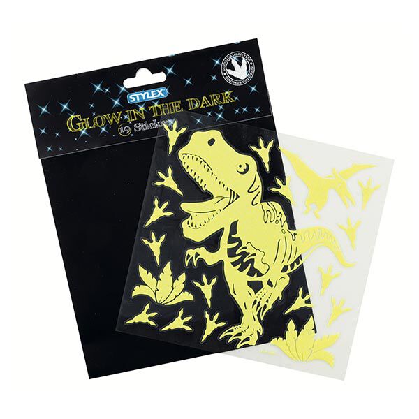 Glow-In-The-Dark Sticker Dinosaurier [19-teilig],  image number 1
