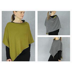 FRAU PENNY asymmetrischer Wendeponcho | Studio Schnittreif | Onesize, 