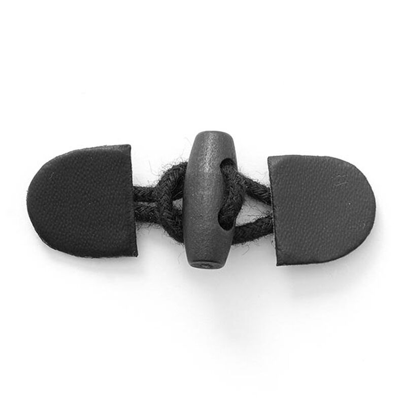 Dufflecoatverschluss [ 55 mm ] – schwarz,  image number 1