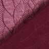 Jerseyjacquard Cloqué Zopfmuster – himbeerrot,  thumbnail number 4