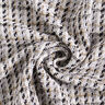Grober Mantelstoff Glitzergarn Karo – weiss/beige,  thumbnail number 4