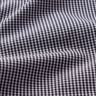 Hemdenstoff kleines Karo – schwarz/hellblau,  thumbnail number 2