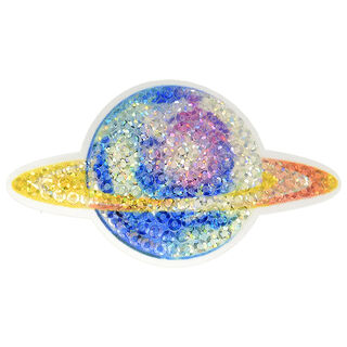 Applikation Pailletten Planet  – Farbmix, 