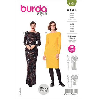Abendkleid | Burda 6068 | 34-44, 