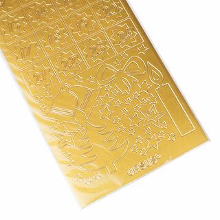 Kreativ-Sticker [ 10 x 23 cm ] – gold, 