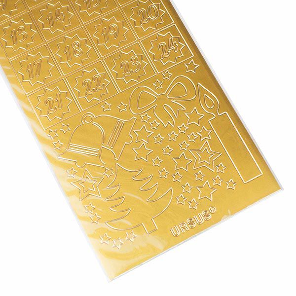 Kreativ-Sticker [ 10 x 23 cm ] – gold,  image number 1
