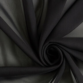 Seidenchiffon – schwarz, 