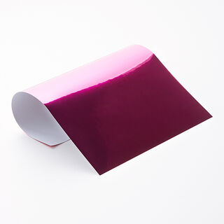 Bügelfolie Glossy Din A4 – bordeauxrot, 