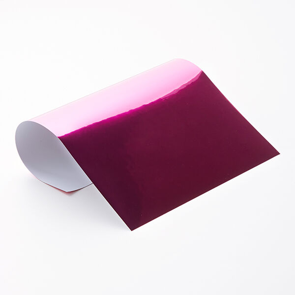 Bügelfolie Glossy Din A4 – bordeauxrot, image number 1