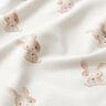 GOTS Baumwolljersey Hase mit Blume Digitaldruck – elfenbein,  thumbnail number 2
