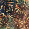 Baumwollstoff Batik-Sonnen – blautanne/maronenbraun,  thumbnail number 2