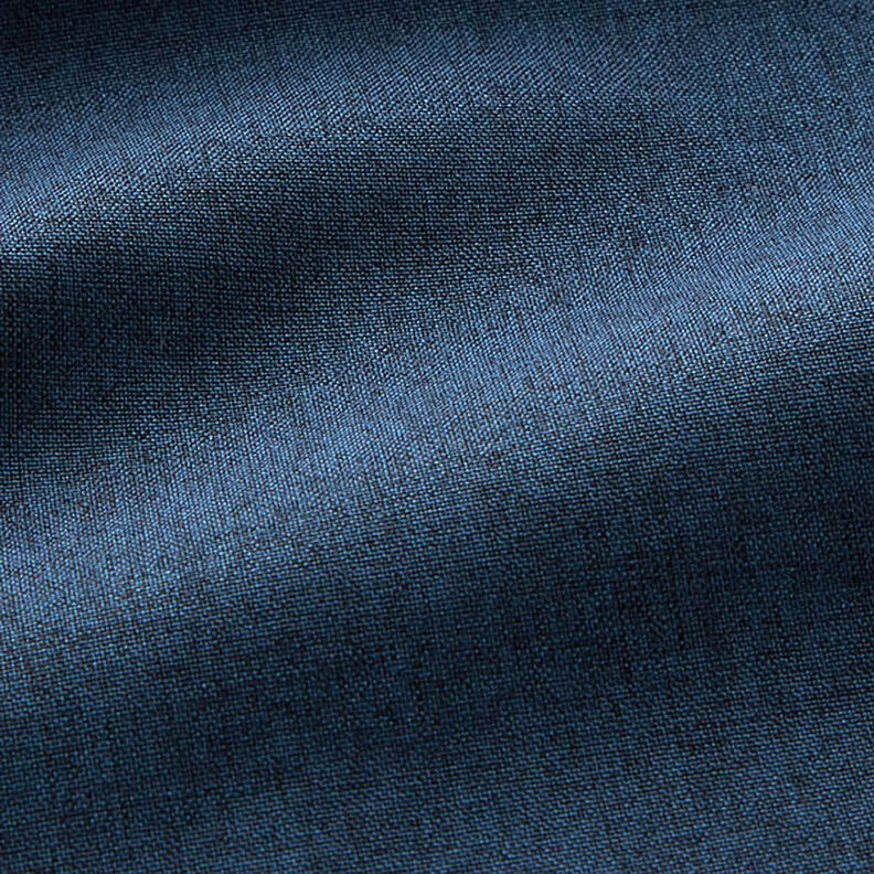Polsterstoff meliert Uni – marineblau,  image number 2