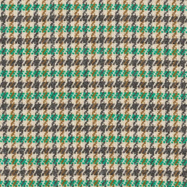 Woll-Mix Karo – grün/anthrazit,  image number 1