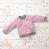 Leichter French Terry Uni – rosa,  thumbnail number 5