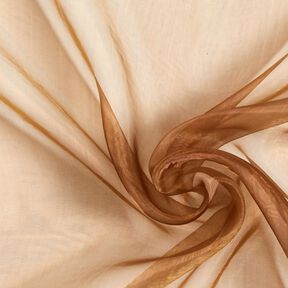 Organza – mittelbraun, 