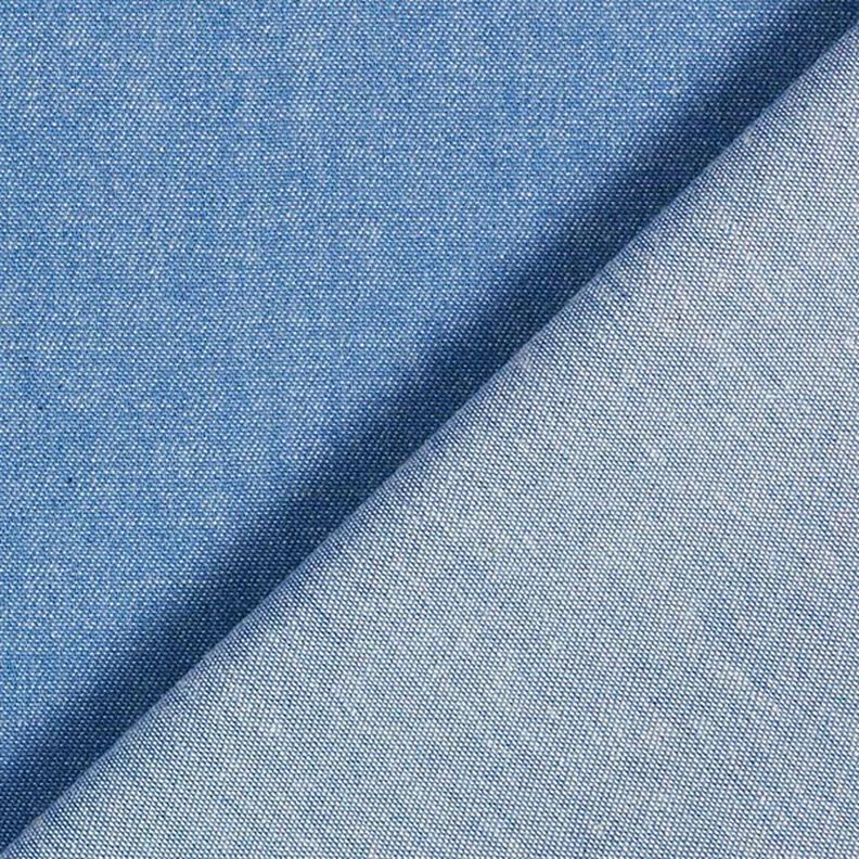 Baumwoll-Chambray Jeanslook – blau,  image number 3