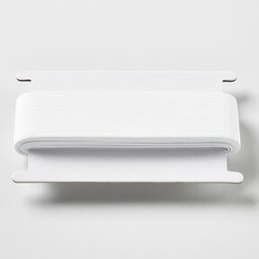 Glattes Gummiband [3 m | 40 mm] – weiss, 