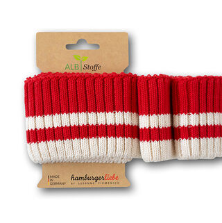 GOTS Strickbündchen CUFF ME COZY STRIPE [140 cm | 7,5 cm]   | Albstoffe | Hamburger Liebe, 