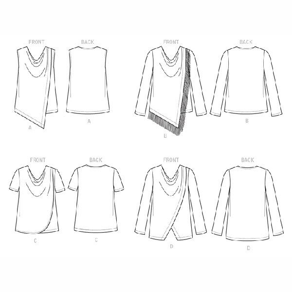 Top, McCalls 7437 | 32 - 40