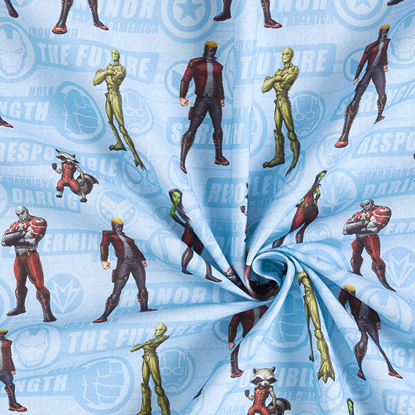 Cretonne Lizenzstoff „Guardians of the Galaxy“ | Marvel – hellblau, image number 3