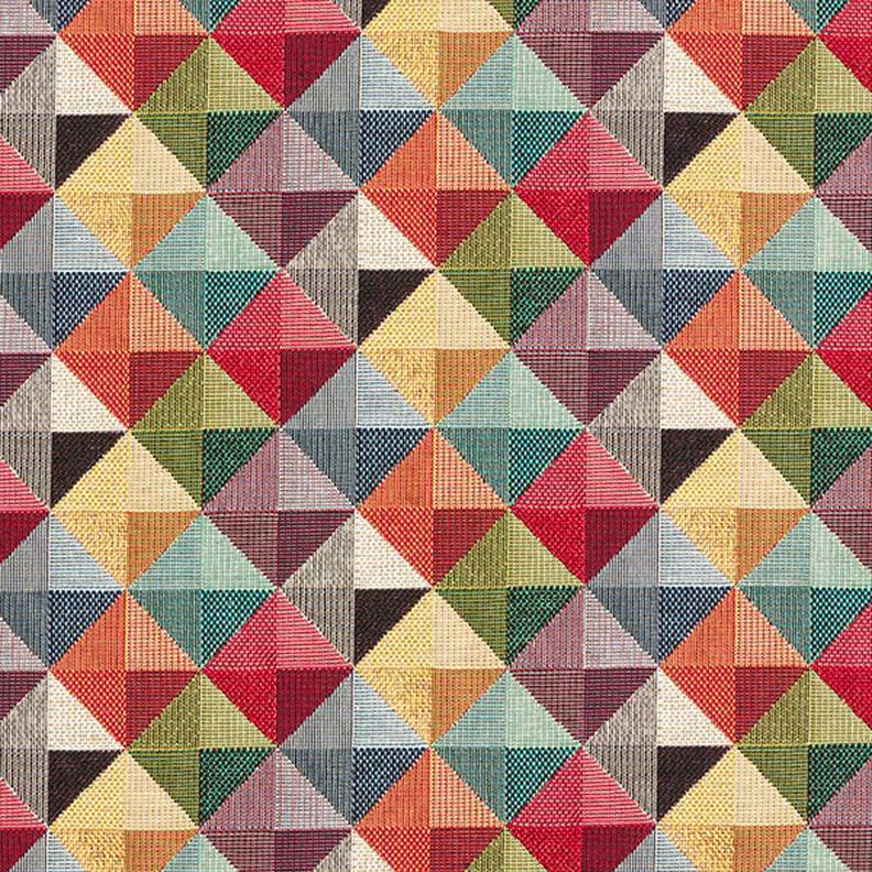 Dekostoff Gobelin bunte Retro-Rauten,  image number 1