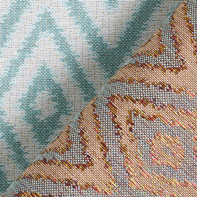 Outdoorstoff Jacquard Ethno – mint,  image number 4